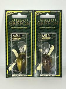 新商品 メガバス MR-X グリフォン 2個セット 未開封 DD GILL / SG SKELETON AYU GRIFFON MEGABASS