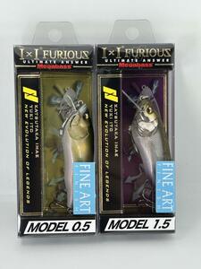 メガバス イマカツ アイバイアイ フューリアス 0.5 FA TENRYU AYU ＆ 1.5 FA GHOST WAKASAGI MEGABASS I×I FURIOUS