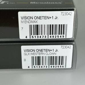 メガバス ビジョン ワンテン プラスワン ジュニア 未開封品 2個セット M ENDMAX ＆ GLX WESTERN CLOWN VISION 110 ONETEN Jr +1の画像7