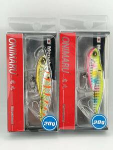  Megabass oni maru . круг 20g 2 шт. комплект нераспечатанный товар G TWILIGHT GIGO & G CHART BACK RAINBOW PB ONIMARU