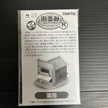 TOMYTEC トミーテック 街並みコレクション リニューアル 第1弾 ③薬局（黒）_画像6