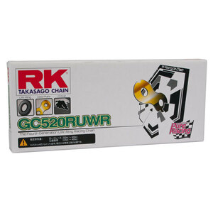 送料無料　RK　GC520RUWR　120L　レース用チェーン　ゴールド