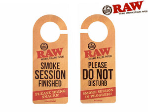 RAW DO NOT DISTURB ロウ ドアサイン ドアハンガー 巻き紙 巻紙 ペーパー グラインダー ボング ハイタイムズ マリファナ 大麻 thc