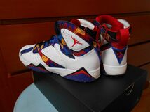 NIKE AIR JORDAN RETRO 7 BG　ナイキ　エアジョーダン7　ジャンプマンのステッカー付き　サイズ：24.5cm_画像3