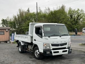 売切！乗って帰れる！！H27年　三菱　キャンター　4トン　ダンプ　コボレーン付　IC付ターボ　車検付き（R７年5月まで）　フレーム腐食無