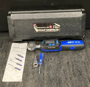 [ secondhand goods ]*SK11 digital torque wrench difference included angle 9.5mm 3~60N*m SDT3-060 ITCBW8TC5TRY
