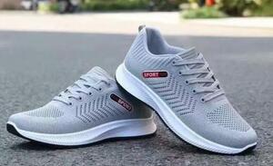 21352- manner through .. is good mesh, student going to school going to school commuting company light weight sneakers gray