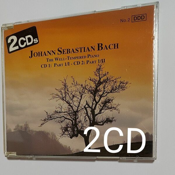 2CD)ジャコテ(cemb)のバッハの平均律第1集全２４曲