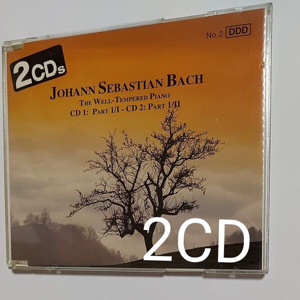 2CD)ジャコテ(cemb)のバッハの平均律第1集全24曲