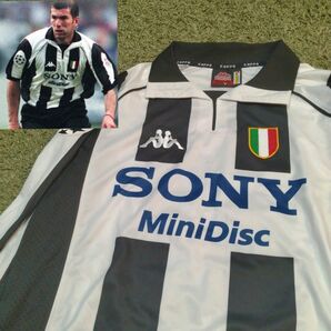 Kappa　Juventus　ユベントス　98-99年　CL ジダン　背番号21トヨタカップ用ユニフォーム　セリエA　長袖
