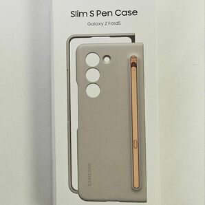 Galaxy Z Fold 5 Slim S Pen Case クリーム 新品