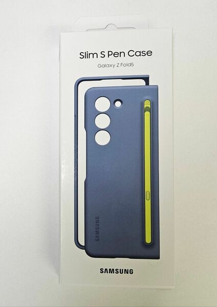 Galaxy Z Fold 5 Slim S Pen Case ブルー 新品