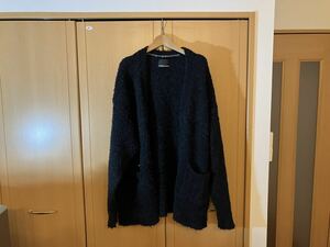 Number Nine alpaca big knit cardigan cardigan 