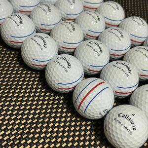 ［美品］Callaway 《E.R.C SOFT》特Ａ〜Ａランク 28球　トリプルトラック ロストボール ゴルフボール キャロウェイ　