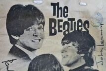 ビートルズ/THE BEATLES 1966年6月30日～7月2日 来日公演 武道館 手提げ袋 記念スタンプ入り 当時物 フランスバック（S508_画像7