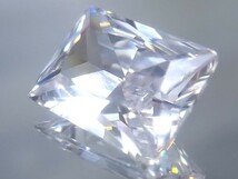 18.61ct 15ｘ11㎜up バケットプリンセスカット・特大キュービックジルコニア 人の手が一切触れていない完全未使用新品_画像4