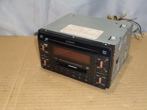 [F01] イクリプス E3306CMT BK ラジオ CD MD ジャンク品