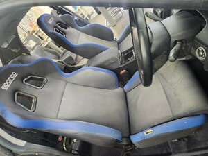  Sparco bucket seat hy33 driver`s seat passenger's seat rail without document delivery un- possible direct pickup only 