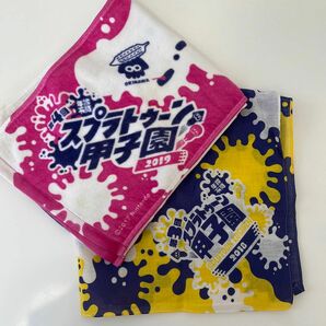 スプラトゥーン甲子園 第3回参加記念手ぬぐい＆第4回タオル