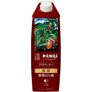 新品 UCC 1000ml×12本 紙パック 微糖 アイスコーヒー 上島珈琲店 ユーシーシー 74