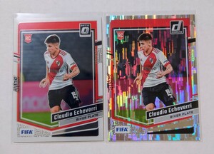 2023-24 panini donruss soccer rc echeverri optic 等　2枚セット