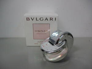 □44467□【残量ほぼ満タン】BVLGARI/ブルガリ　OMNIA　オムニア　クリスタリン　オードトワレ　65ml　香水