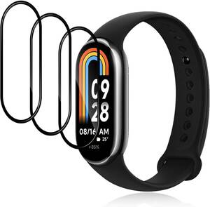 Xiaomi Band 8 対応 液晶保護フィルム 【3枚セット】For Xiaomi Smart Band 8/Band 7 フ