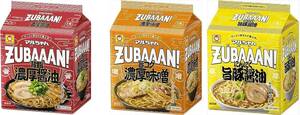 マルちゃんZUBAAAN！ ラーメン 背脂濃厚醤油 旨コク濃厚味噌 にんにく旨豚醤油 3食パック 3種アソート