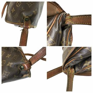 【1円～】ルイヴィトン LOUIS VUITTON バッグ ショルダーバッグ ソミュール30 モノグラム M42256 882VI ブラウン レザー 中古の画像9