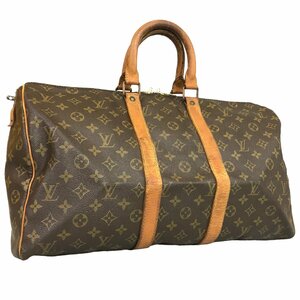 【1円～】ルイヴィトン Louis Vuitton バッグ ボストンバッグ モノグラム キーポル45 M41428 タロンジップ ヴィンテージ 中古　