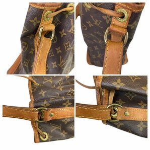 【1円～】ルイヴィトン LOUIS VUITTON バッグ ショルダーバッグ ノエ M42226 レザー ブラウン モノグラム 中古の画像9