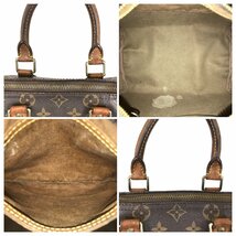 【1円～】 ルイ・ヴィトン LOUIS VUITTON ハンドバッグ ミニボストン スピーディ25 M41528 SP0925 モノグラム レザー ブラウン 中古_画像6