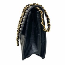 【1円～】シャネル CHANEL バッグ トートバッグ チェーンショルダー マトラッセ ココマーク 5番台 ブラック ギャランティカード付き 中古_画像3