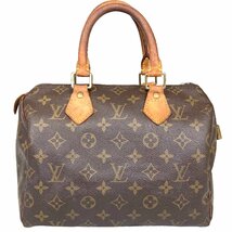 【1円～】ルイヴィトン LOUIS VUITTON バッグ ハンドバッグ ボストンバッグ モノグラム スピーディ25 M41528 SP1000 レザー ブラウン 中古_画像1