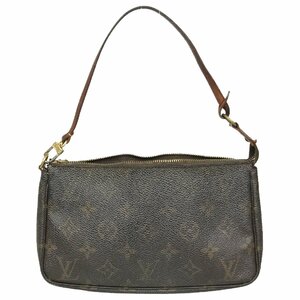 【1円～】 ルイヴィトン LOUIS VUITTON バッグ ハンドバッグ ポシェット モノグラム アクセソワール M51980 VI1000 ブラウン 中古