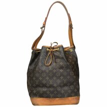 【1円～】ルイヴィトン LOUIS VUITTON バッグ ショルダーバッグ プチノエ M42224 レザー ブラウン モノグラム 中古_画像1