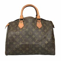 【1円～】 ルイヴィトン Louis Vuitton バッグ ハンドバッグ ボストンバッグ スピーディ30 M41526 モノグラム レザー ブラウン 中古_画像1