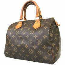 【1円～】ルイヴィトン LOUIS VUITTON バッグ ハンドバッグ ボストンバッグ モノグラム スピーディ25 M41528 SP0918 レザー ブラウン 中古_画像1