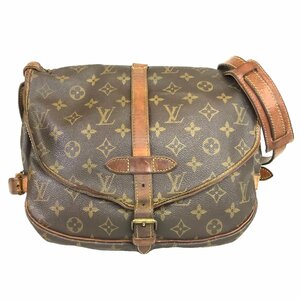 1円～ ルイヴィトン LOUIS VUITTON バッグ ショルダーバッグ ソミュール30 モノグラム M42256 882VI ブラウン レザー 中古