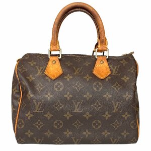 【1円～】 ルイ・ヴィトン LOUIS VUITTON ハンドバッグ ミニボストン スピーディ25 M41528 TH0928 モノグラム レザー ブラウン 中古