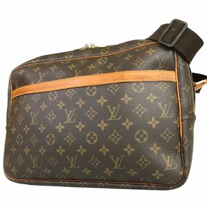 【1円～】ルイヴィトン LOUIS VUITTON バッグ ショルダーバッグ リポーターGM M45252 SP1927 モノグラム PVC レザー ブラウン 中古