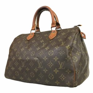 【1円～】 ルイヴィトン Louis Vuitton バッグ ハンドバッグ スピーディ30 M41526 モノグラム レザー ブラウン 中古