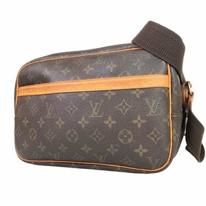 【1円～】ルイヴィトン LOUIS VUITTON バッグ ショルダーバッグ リポーターPM M45254 SP0021 モノグラム ブラウン 中古