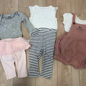 ベビー50 60 色々セット＊プチバトー＊H&M ＊mamaraku ＊カーターズ　　6点セット