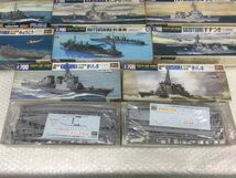 D455-120【未組立保管品18点まとめ】②ウォーターラインシリーズ/海上自衛隊護衛艦/水上機母艦/矢矧/あきづき/きりしま/みょうこう/他t_画像6