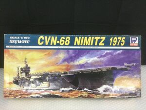 D625-100【ジャンク 部品欠品】ピットロード 1/700 CVN-68 アメリカ海軍ニミッツ級 原子力航空母艦 ニミッツ 1975/t