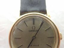 D560-60-M　 OMEGA DE VILLE レディース腕時計 ゴールド文字盤 オメガ デ・ヴィル スイス製 稼働品/OMEGA純正 Ref.MR6-287 アンティークBOX_画像3