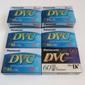 [ новый товар не использовался ] Mini DV кассета Panasonic Panasonic итого 8 шт. комплект 