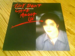 12’LP：MICHAEL JACKSON THEY DON'T CARE ABOUT US マイケル・ジャクソン：オランダ盤