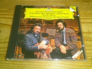 CD：エルガー チェロ協奏曲 チャイコフスキー ロココの主題による変奏曲 マイスキー シノーポリ フィルハーモニア